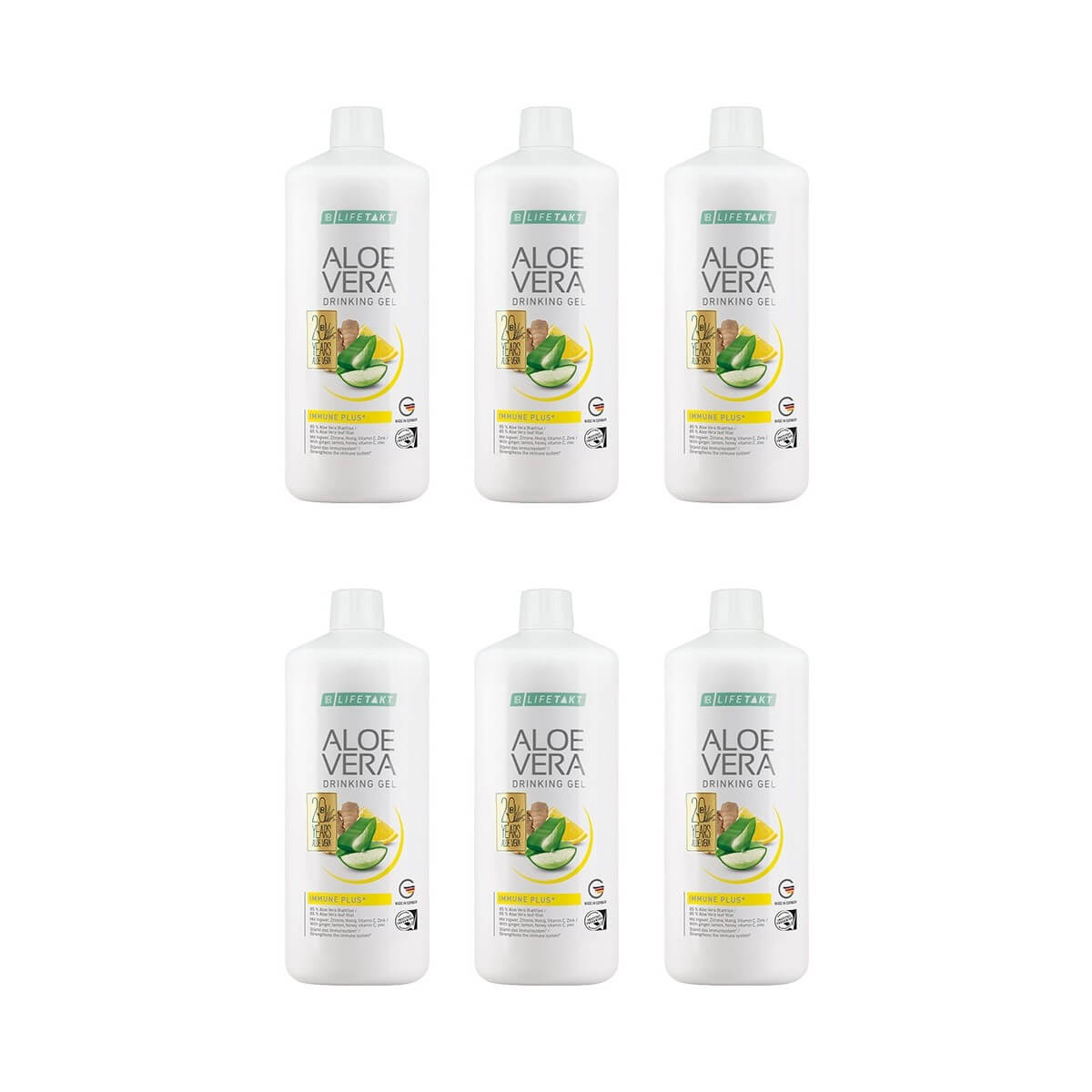 Aloe Vera Gel Bebível Imune Plus protege o sistema imunológico e mantém o equilíbrio dos processos físicos