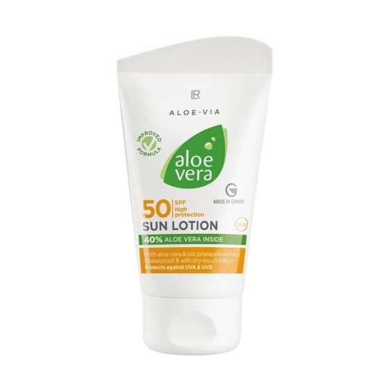Aloe Vera High Protection Sun Lotion SPF 50 from Lr Aloe Vera Sunscreen Set Serie