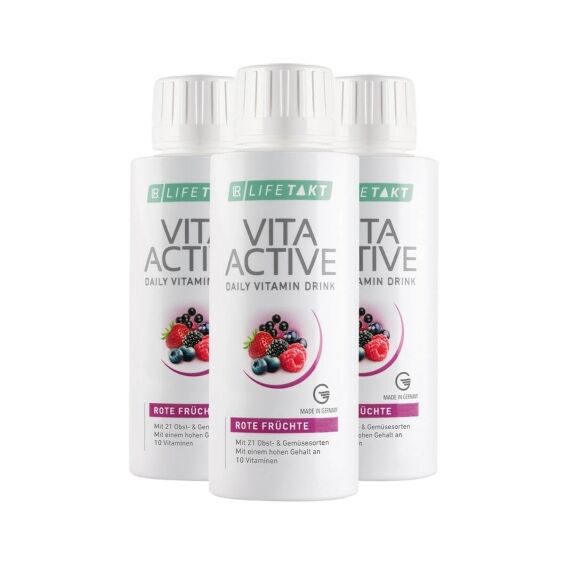 Set vitamínov Vita Active s červeneho ovocia