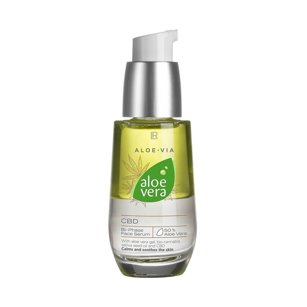 Siero viso bifase al CBD all'aloe vera