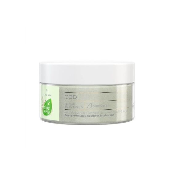 Aloe Vera CBD Salt Body Scrub