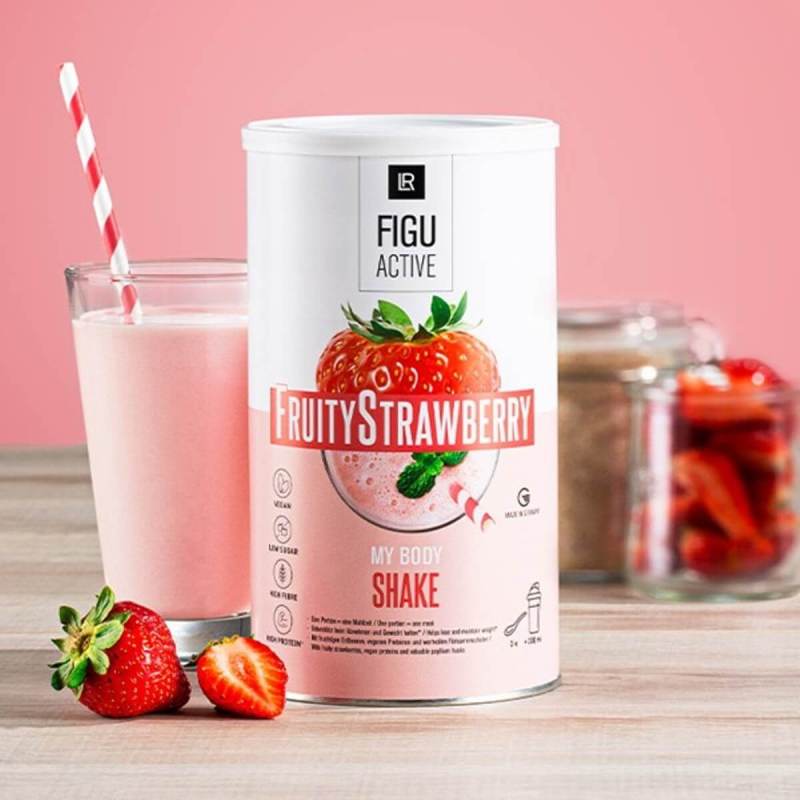 Substitut de Repas Figu Active Shake minceur à la fraise Body Mission