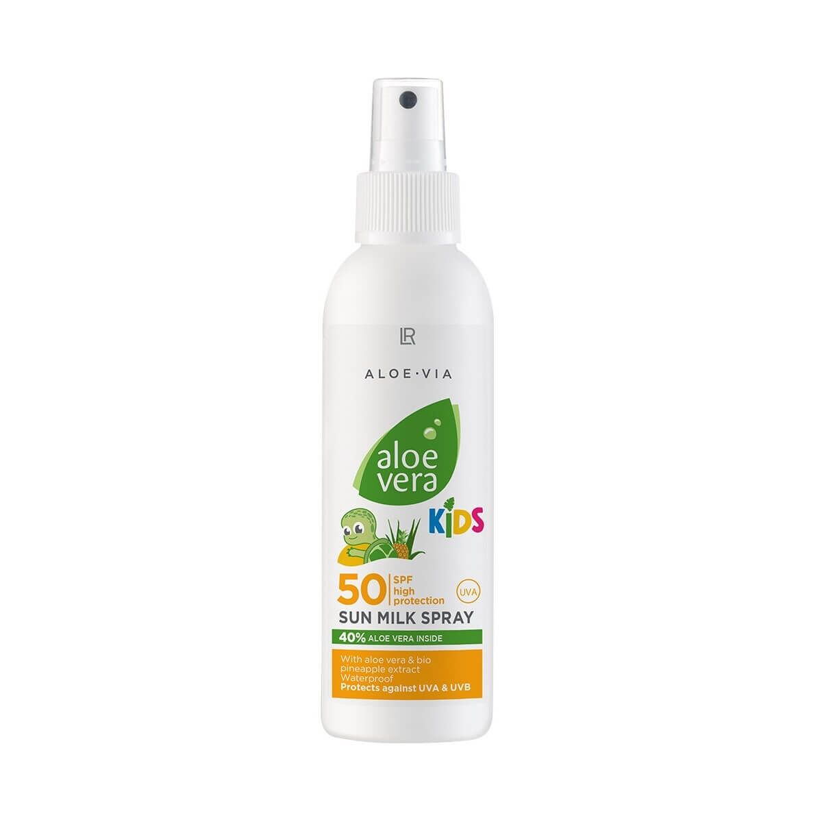 Aloe Vera High Protection Sun Milk Spray for kids from Aloe Vera Sunscreen Set Serie